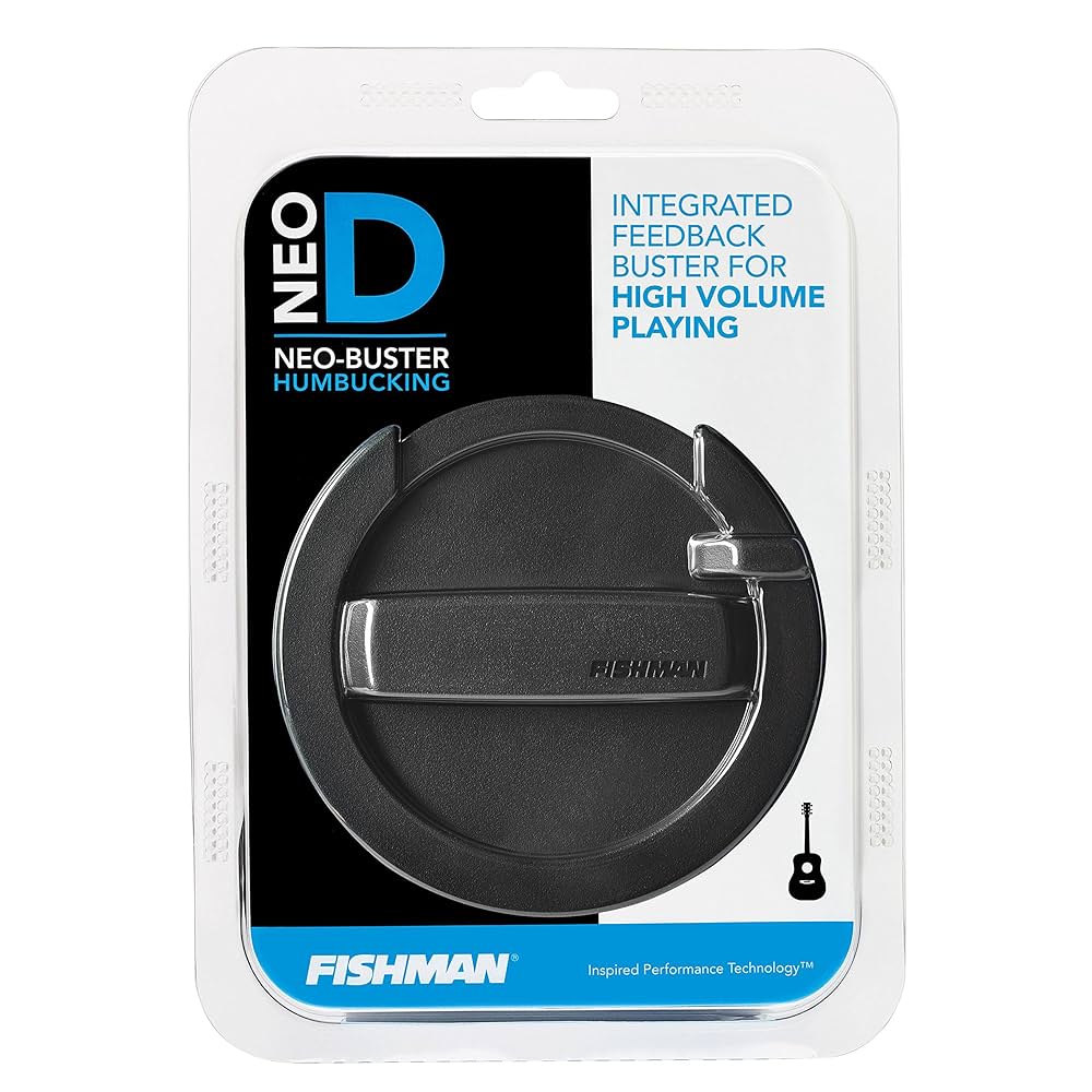 ギター FISHMAN Neo-Buster Humbucking Pickup Fishman Neo-Buster Humbucker Soundhole Acoustic Pickup